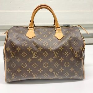 Louis Vuitton Speedy 30 Bag authentic LV Purse